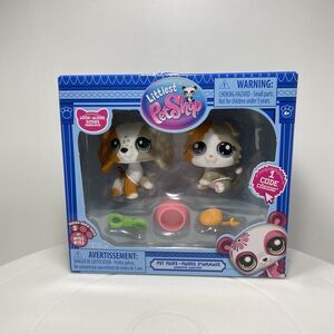 Littlest Pet Shop G7 Pet Pairs -Look-a-Likes #152 Scottish Fold & #153 Spaniel